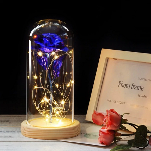 ENCHANTED LED ROSE – Purple