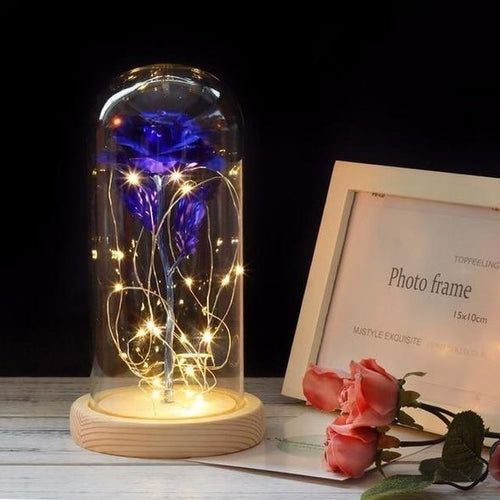 ENCHANTED LED ROSE – Blue